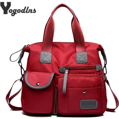 Multifunction Casual Handbags for Women Large Capacity Messenger Tote Nylon Crossbody Bags Shoulder Bag Totes Bolsa Feminina