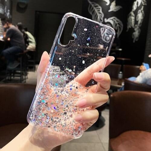 Realme C15 C11 7 X7 6 Pro 6S XT X2 X50 Bling Glitter Case For OPPO A9 A5 2020 Find X2 Pro A53 A32 A33 A15 A11 A11X K5 Soft Cover