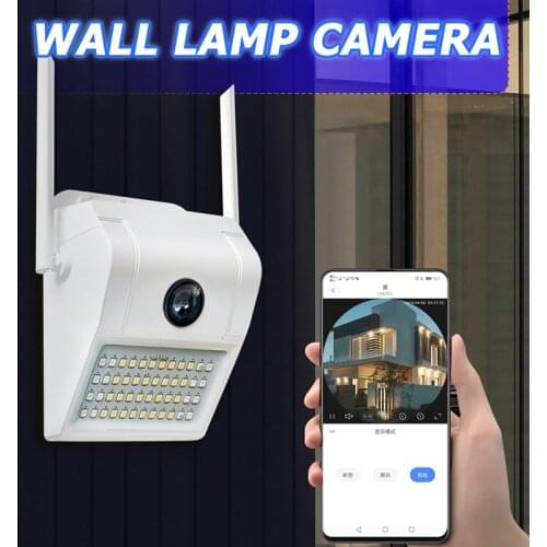 Outdoor 1080P Wireless WiFi IP Camera Wall Lamp 32 LED Light IR Audio Camera Night Vision IP65 Waterproof Monitor Home Security
