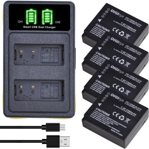 DMW-BLG10 BLG10E BLG10pp DMW-BLE9 Batteries and Charger set for Panasonic Lumix DC-G100 ZS80 GX9 ZS200 ZS70, DMC-GX85 ZS60 ZS100