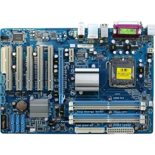 Original motherboard For Gigabyte GA-P43-ES3G DDR2 16GB LGA 775 P43-ES3G board P43 Desktop motherboard
