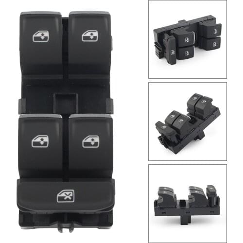 Car Master Window Control Switch 5G0959857C For Arteon 2017 onwards & Golf Mk7 / Variant 2014- 2018 & For Tiguan 2016 onwards