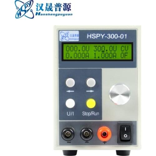 300V 1A program-controlled dc regulated power supply/adjustable display power 300W high precision