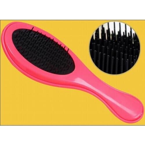 Fast ship way 18CM spoon shape detangle hair brush as head massage comb for hair care styling comb hairdressing tool wholesale