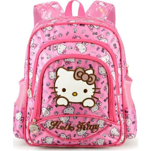 Sanrio Hello Kitty shoulder bag student childrens school bag female baby backpack Oxford cloth cute backpack small handbag