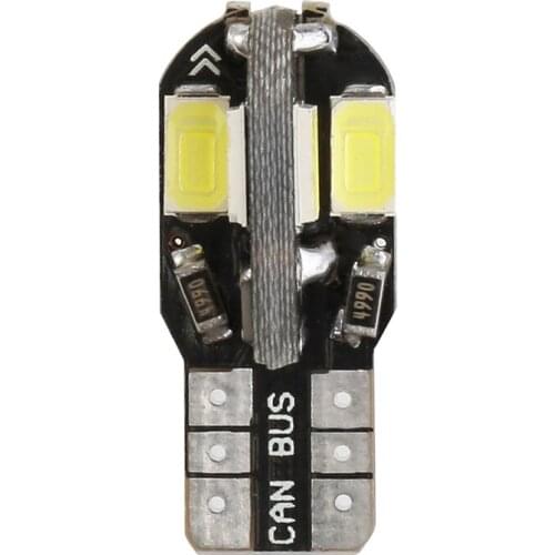 10Pcs T10 W5W WY5W 2825 Super Bright LED Canbus No Error Car Interior Reading Dome Lights Auto Parking Lamp Wedge Tail Side Bulb