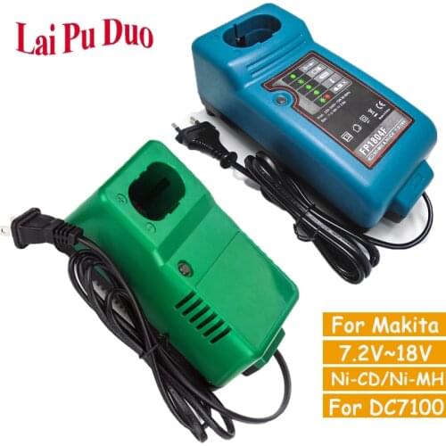 Charger For Makita DC7100 DC711 DC9700 DC9710 DC18RA DC18SE 7.2V-18V NI-MH& NI-CD Battery Replacement Power Tool Charging