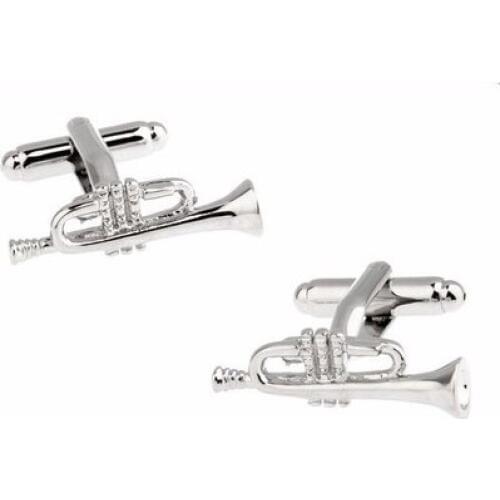C-MAN Luxury shirt Silvery horn cufflink for mens Brand cuff buttons cuff links High Quality abotoaduras Jewelry