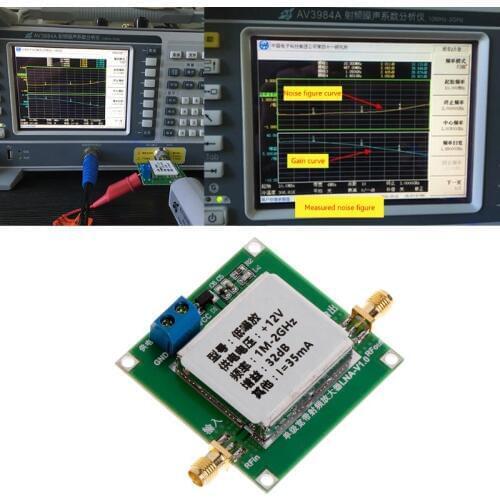 0.01-2000MHz 2Ghz 32dB LNA RF Broadband Low Noise Amplifier Module UHF HF VHF