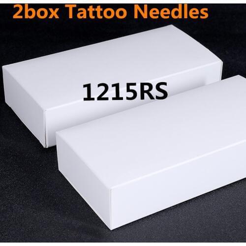 100PCS Professional Tattoo Needles 15RS Round Shaders Sterilize Tattoo Needles Medical Stainless Steel Material