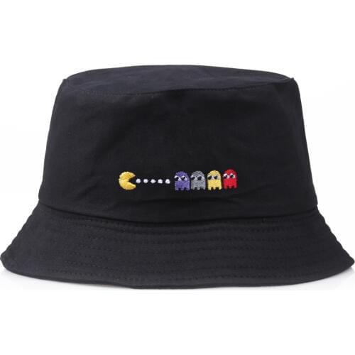 2020 Eat Peas Design Brand Summer Hat Women Men Cotton Panama Bucket Hat Flat Sun Embroidery Visor Fishing Fisherman Bob Hat