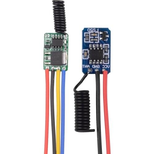 3.7V Remote Switch Power Saving 0.6ma Standby Current RF Wireless Remote Control Switch 3.3V 3.6V 4.2V 433 mini Transmitter 50pc