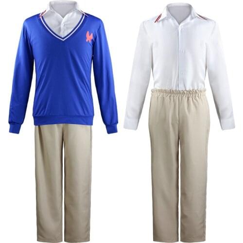 3pcs Anime WONDER EGG PRIORITY Sawaki Momoe Cosplay Costume S-2XL C93M144