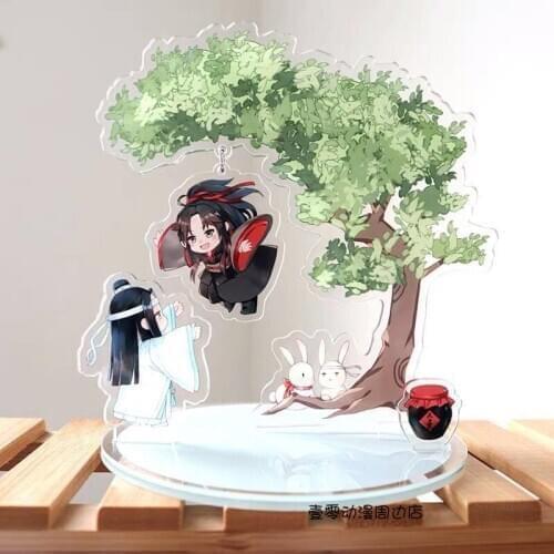 Anime Mo Dao Zu Shi Cosplay The Untamed Cosplay Wei Wuxian Lan Wangji Figure Acrylic Stand Model Keychain Gifts For Girls CS279