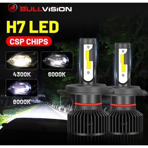 H1 LED Headlights H7 LED Lights For Car LED H4 4300K 6000K 8000K LED 9012 HIR2 H11 H8 H9 9005 9006 9007 9008 HB3 HB4 CSP Chips