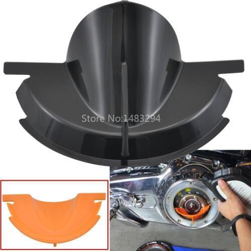 Black Primary Oil Fill Funnel Case Fits For Harley Dyna Softail Sportster Honda Kawasaki BMW Motorcycles