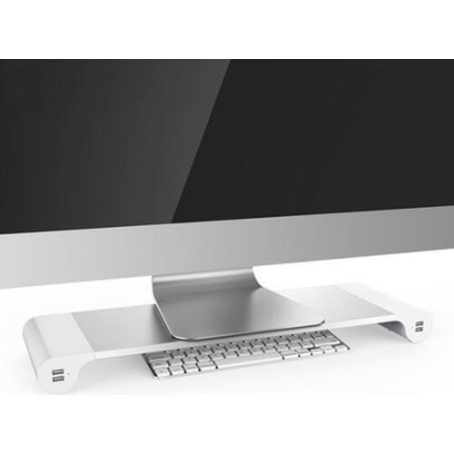 DL-TC1 Aluminum Desktop Monitor Notebook Laptop Stand monitor riser stand with 4-ports USB charger for PAD