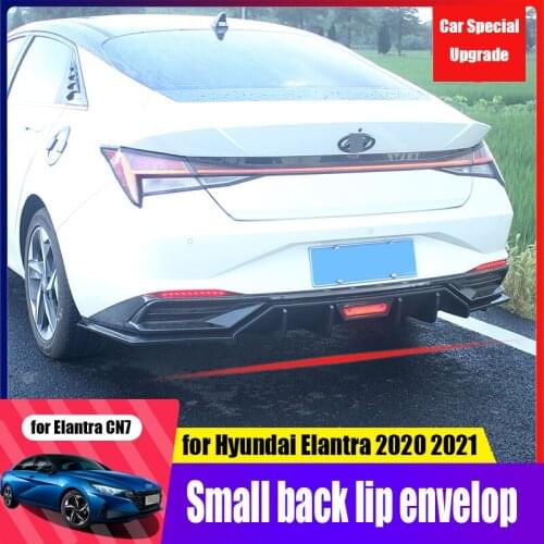 For Hyundai Elantra Avante CN7 2020 2021 car rear modification small surround rear lip decoration modification