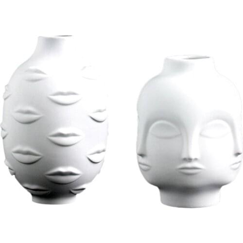 Artists,Potted Plants,Potted Plants,Garden Decoration,White Pottery Vase