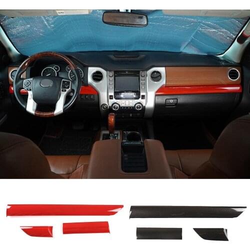 Fit for Toyota Tundra 2014-2021 ABS Central Control Panel Cover Decoration Trim Interior Car Accessories