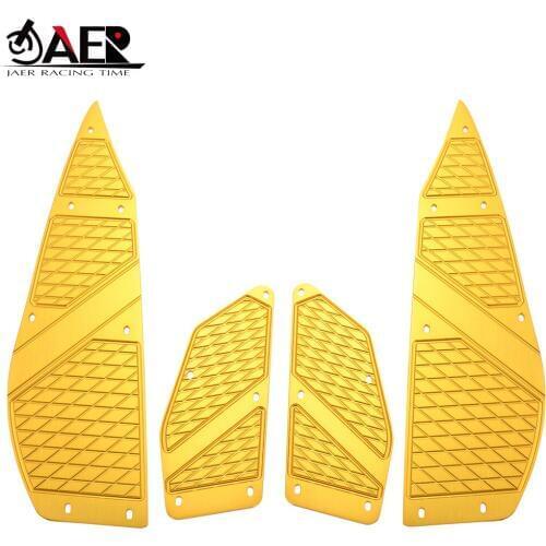 JAER For YAMAHA XMAX 300 2017-2018 X max 250 Motorbike Footrest Pedal Pad Motorcycle Front Rear Steps Foot Plate Footboard