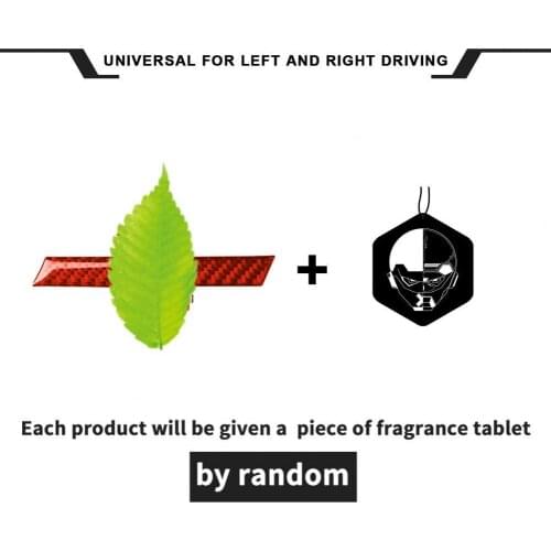 Durable Carbon Fiber Red Rear Trunk Logo Panel Trim Cover for Chevrolet Camaro 2017-2019