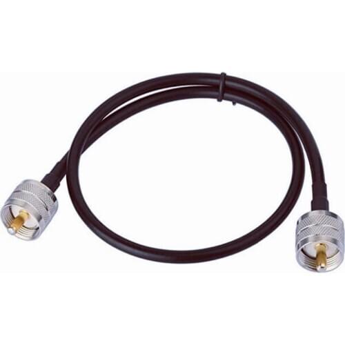 RF Coaxial Cable UHF Male to Male Connector UHF PL259 Male to UHF Male PL259 RG58 Pigtail Cable