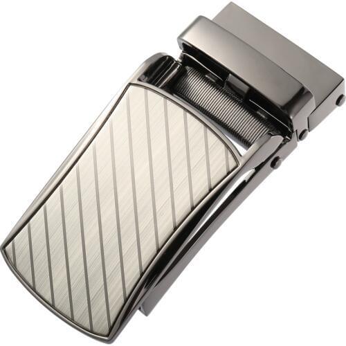 New Mens Alloy Buckle Head Automatic Buckle men belt leather for 3.1cm designer belts luxury belt LY133-1857