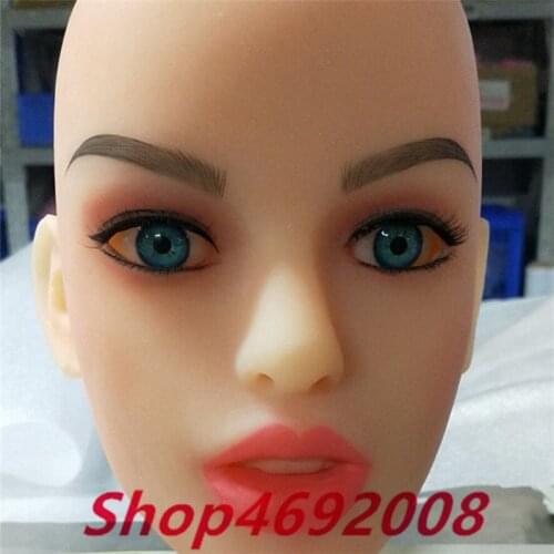 Sex Doll Head of Love doll Oral sex Lifelike woman realistic TPE mouth with skeletont Display sex toys Masturbator