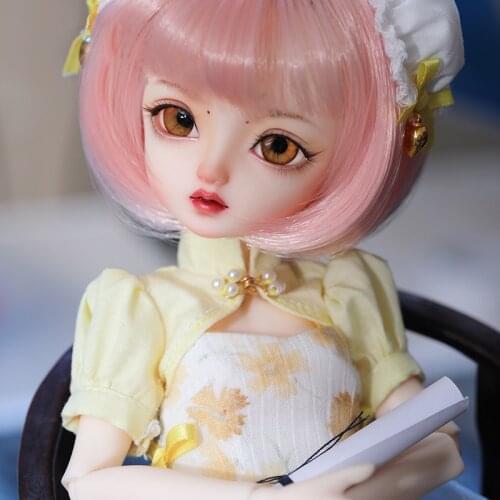 Shuga Fairy Shiri 1/6 BJD Doll Anime Figure Resin YOSD Toys for Kids Surprise Gift for Girls Birthday Full Set Cute Baby Doll