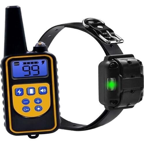 Dog Training Collar, Shock Collar for Small to Large Dog, Electric Dog Collar with 875 Yard Remote, Vibration, Beep Shock