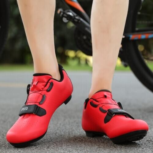Cycling shoes with lock spring lock shoes men and women road bike power-assisted shoes hard-soled mountain biking sports shoes