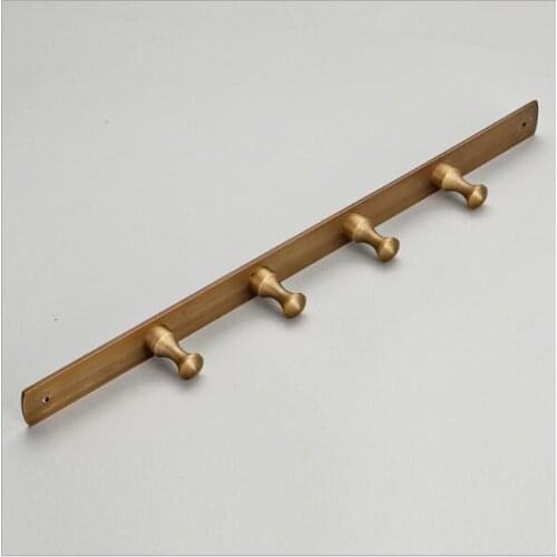 Vidric New Arrival Antique Bronze 4-6 Towel Hooks Wall Mounted Brass Material Robe Hooks,Brief Clothes Hook,Towel Holder,Bathroo