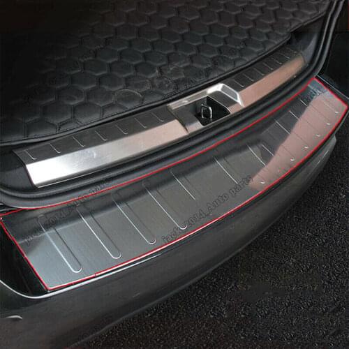 Stainless Outer Rear Bumper Protector Sill Plate Cover For Dodge Journey 2013-2017