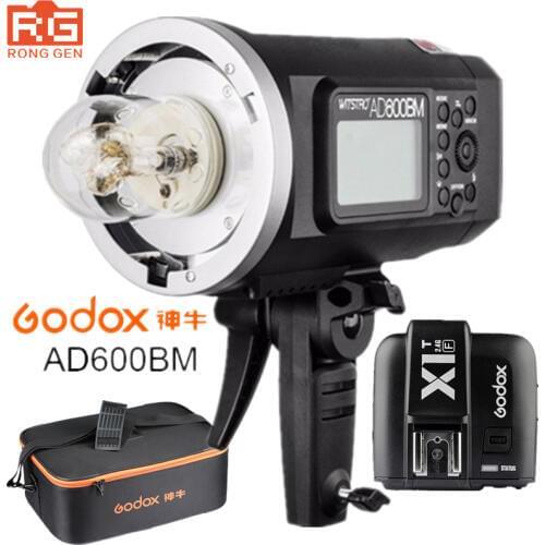 Godox AD600BM 600WS GN87 HSS 1/8000s Outdoor Flash Photography lights Strobe 2.4G Wireless X System X1T-F Trigger for Fujifilm