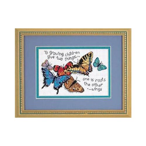 -DIM 6940 Butterfly cross stitch 11CT 18ct 14ct cotton thread embroidery DIY handmade needlework