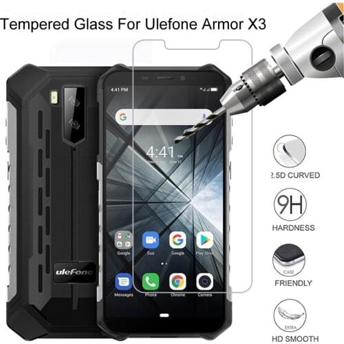 Tempered Glass For Ulefone Armor X3 2.5D Premium Screen Protector Film On For Ulefone Armor X3 Protective Film Glass