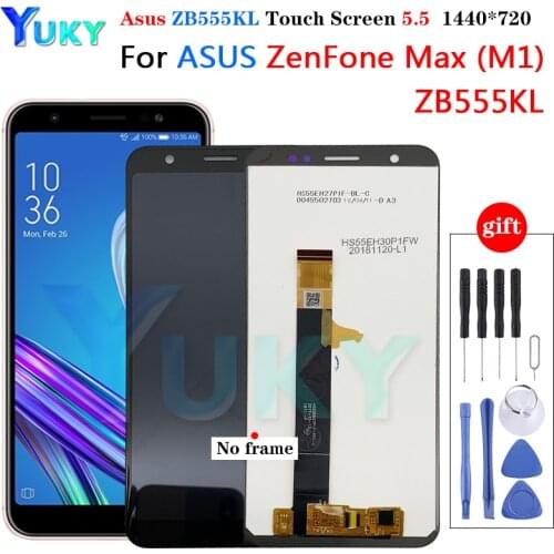 5.5 ''Voor Asus Zenfone Max M1 ZB555KL Lcd Display Panel Touch Screen Digitizer Glas Sensor Vergadering Vervangende Onderdelen