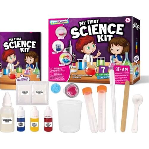 1 Set Kids Science Experiment Kit Mixed Color DIY Handmade For Children Material Set Early Educational Toys Learning Toolkit