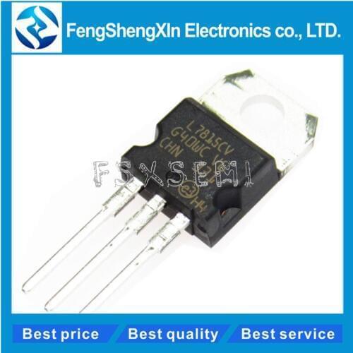 100pcs/lot New L7815CV TO-220 VOLTAGE REGULATORS L7815