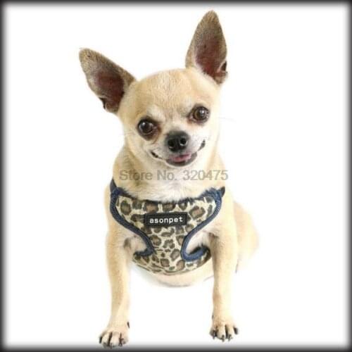 By dhl or ems 100 pieces Pet Harness Soft Denim Adjustable Safety Control Restraint Cat Puppy Dog Harness Leash