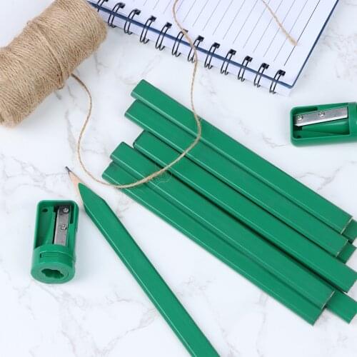 20PCS/Lot Wooden Hexagon Red&Blue Double Colored Pencils HB Carpenters Special-Purpose Pencils High Quality Drawing Pencil Set