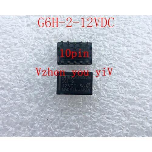 25pcs/Signal relay for OMRON G6H-2 12VDC 10pins power relay