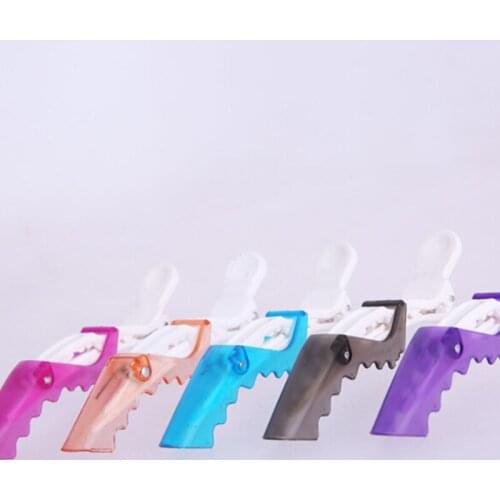 6Pcs Flat Top Narrow single-claw Metal Crocodile Clip Bulk Craft DIY Hair Clip Durable Hair Accessories Hair Clip For Hair Salon
