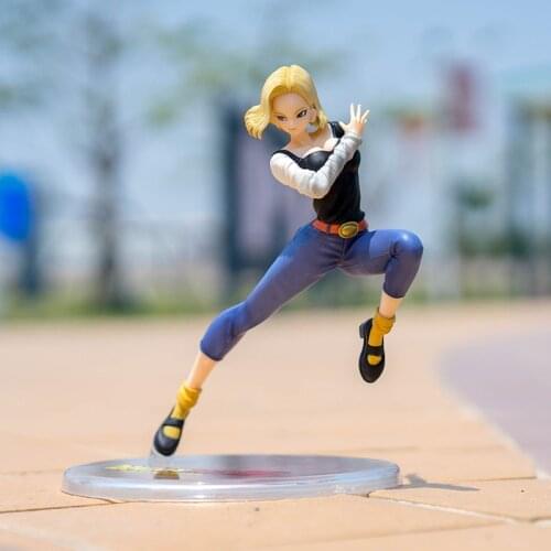 Anime GALS Android No.18 Battle Ver. I PVC Figure Figurine 20cm Toy Model Statue New With Box