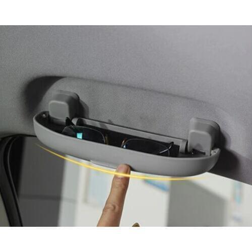 Car glasses storage box case grey for Ford ESCAPE KUGA 2013 2014