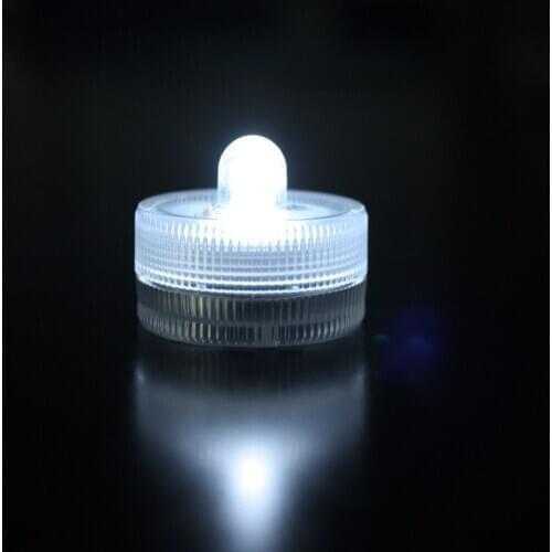 Free Shiping Factory Vendor SUPER Bright Single Submersible Led Tea Light for Wedding Floralytes Multi-Color
