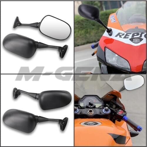 Black Rear View Mirrors Motorcycle For HONDA CBR600RR CBR1000RR CBR400RR NC23 NC29 F4I VTR1000 NINJA250R CBR954 VFR400 YBR125