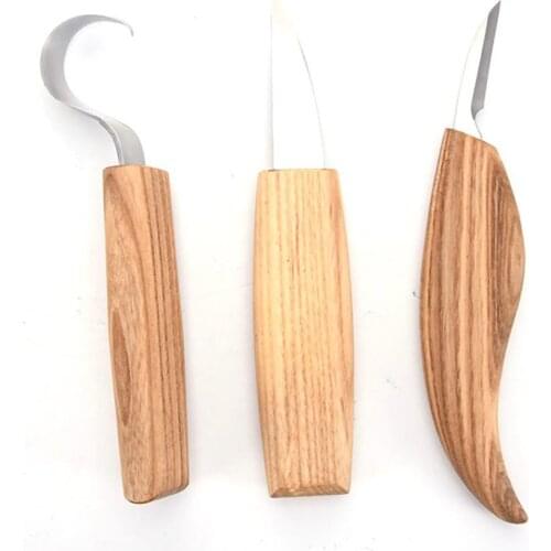 DIHAKI Chisel Woodworking Cutter Wood Carving Kit Set Hand Carving Chisel Knife Sharp-Edged DIY Wood Gouge Carpenter Hand Tool
