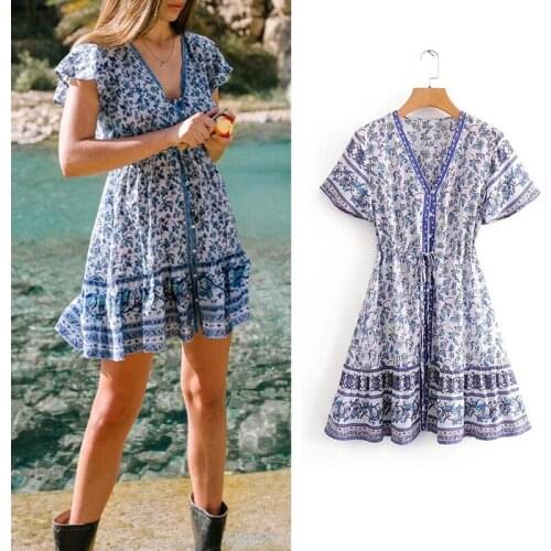 Guobioziy Boho Summer Dresses